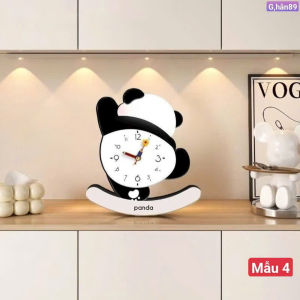 Đồng Hồ Mickey Mini Để Bàn Có Kệ Đứng Phòng Decor Trang Trí Gia Đình Góc Học Tập Làm Việc