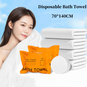 Cotton Disposable Compressed Bath Towel Washable Thickened Enlarged Quick-Drying Towel Soft Non-woven Portable Bath Towels Travel