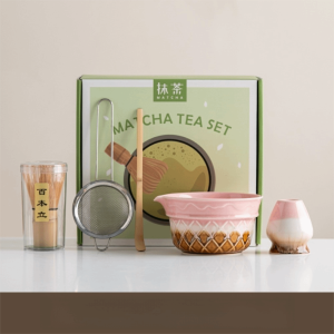 MAXG 2/5/8PCS Gốm sứ Bộ đánh matcha Kem Màu sắc chuyển sắc Giá đỡ chổi đánh matcha Có thể tái sử dụng Bộ trà Nhật Bản Những người yêu thích trà