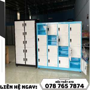 TỦ LOCKER NHIỀU NGĂN ĐỰNG GIẤY TỜ HỒ SƠ TẬP TÀI LIỆU ĐỒ DÙNG CÁ NHÂN CÓ Ổ VÀ CHÌA KHOÁ CẨN THẬN.