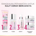 L'Oreal Paris Glycolic Bright Glowing Night Cream - Skin Brightening Krim Malam Pelembab Loreal Glyco Acid AHA Exfoliating Anti Dark Spot Wajah Peeling Muka. 