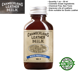 CHAMBERLAINS LEATHER MILK WATER PROTECTANT NO. 3 – PREMIUM LEATHER PROTECTOR - Water repellent shoe leather bag leather waterproof