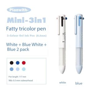 0.5MM 3In1 Multi-color Pen High Value Note Special Gel Pen Press Quick Drying