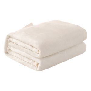 MANKA Skin-friendly Flannel Blanket Thin Thickened Summer Sleep Blanket Sofa Blanket Solid Color Cover Blanket Dormitory