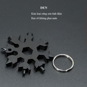 Cờ lê lục giác đa năng móc chìa khoá đa năng bộ lục giác bông tuyết 18in1 nhỏ gọn tiện lợi - Happy Life 4Kid