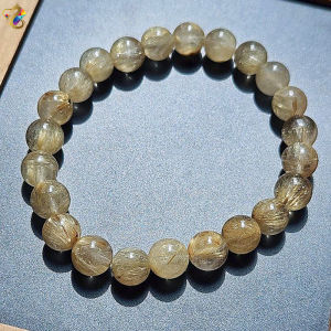 Graduation Grade Smooth Gold Rutilated Bracelet