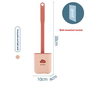 Annie của Sphere thanh lịch đám mây thiết kế Silicone Bộ bàn chải bồn cầu cho liền mạch làm sạch