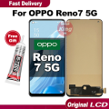 LCD OPPO Reno 7 5G Original Fullset Ori Compatible For Glass TOUCHSCREEN Digitizer. 