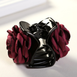 Fashion Large Silk Chiffon Flower Bow Hair Claw Clip Ladies Flowers Bow Hair Clip Hairpin for Women Hair Accessories