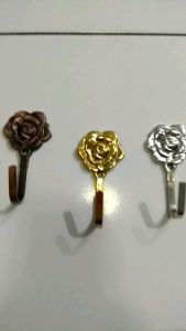 Hook gorden model Bunga Mawar besi / kaitan tali gorden