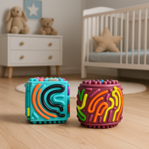 COPOTIYA Relieve Stress Sensory Activity Board Multi-faceted 3D Stereoscopic Decompression Board Puzzle Toy DIY Design Fidget Toys Kids Toy