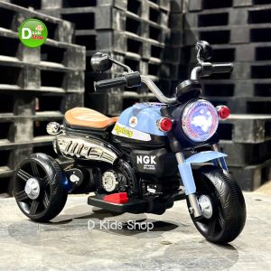 Smile Kids รถแบตเตอรี่เด็ก รถมอเตอร์ไซ๕์แบตเตอรี่ ทรงมั้งกี้ น่ารัก2 มอเตอร์   No.10466