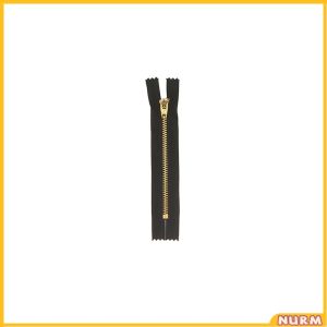 Nurm Rugged Metal Zipper Teeth Length 4" 5" 6" 7" Invisible Zipper for Jeans/Skirts