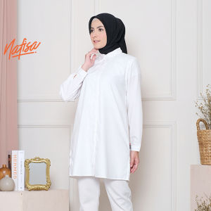 Nafisa Tunik Fleksibel Day - Kemeja Tunik Day to Day Toyobo Size Lengkap