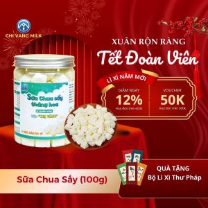 Sữa Chua Sấy Thăng Hoa 100g Hòa Tan Trong Miệng Hương Vị Không Thể Nào Quên