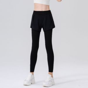 Celana Olahraga Kolor Legging Wanita High Waist Gym Polos Bersepeda jogger Sport Celana olahraga wanita yoga badminton running lari