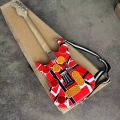 Relic Aged EVH Eddie Van Halen Wolf Guitar Music Man Ernie Ball Axis Smoke Hot Style Vintage Electric Guitar Professional Guitar. 