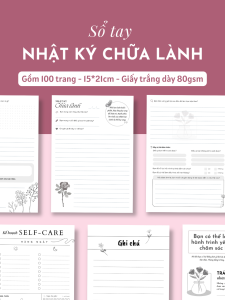 🌈 Sổ tay Viết chữa lành (Writing Therapy) - Giải phóng cảm xúc tiêu cực qua viết lách - Tạp hoá Leng Keng