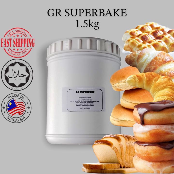 [1.5kg] GR SuperBake (Bread Enhancer) Lazada