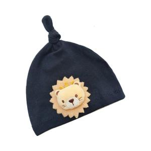 Cute Lion Pattern Baby Hat Soft Newborn Bonnet Windproof Cotton Warm Hat Infant Beanies Cap Shower Gift for 0-12 Months