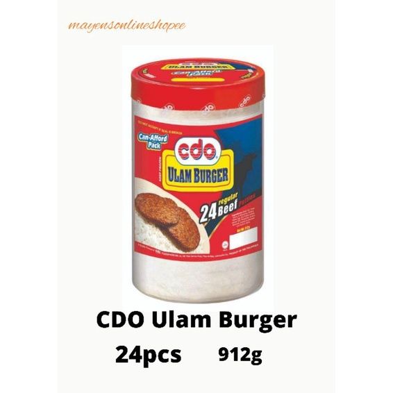 Cod ☃♗cdo Ulam Burger Patties Lazada Ph