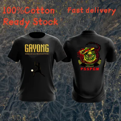 Baju Silat Seni Gayong Tshirt Kaos Jersey Sublimation Tee 100%Cotton Print Men Short Sleeve Tops Kaos Distro Lelaki Wanita Pria 04