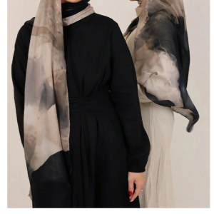 Shawl Turban Keep Warm Add Gravitas Turban Scarf Satin Texture Superior Durability Delicate Artistic Flavor