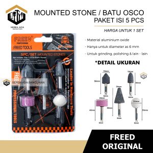 1 SET 10 pcs Mata Bor Batu Asah Poles Ampelas Gerinda tuner mini drill dremel / Mounted Stone