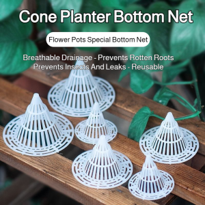 Orchid Drainage Mesh Cover Cone Breathable Gasket Flowerpot