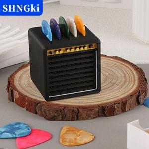 SHNGki 3D In Xách Tay Guitar Chọn Chủ Với Ngăn Kéo Không Thấm Nước Chống Bụi Guitar Chọn Tổ Chức Lưu Trữ Và Hiển Thị Quà Tặng