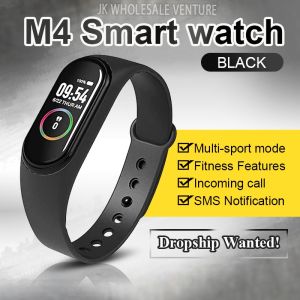 M4 Bluetooth Smart Watch Fitness Tracker Smartband Waterproof Bracelet Watch