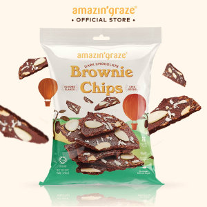 Amazin Graze Dark Chocolate Brownie Chips 140g