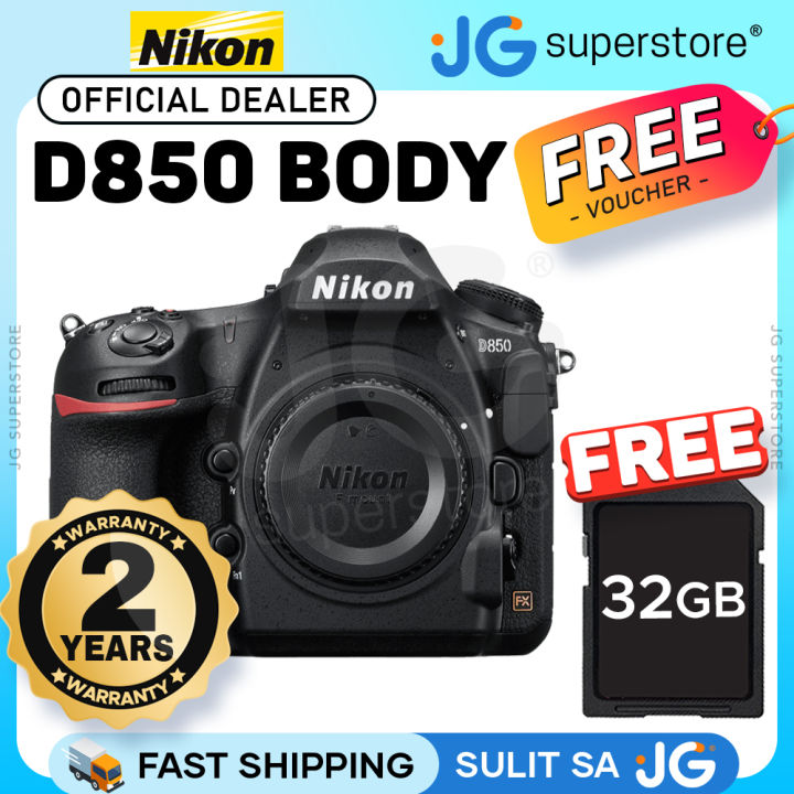 Camera Fx Format Sensor Nikon D850 DSLR Camera With Megapixel FX