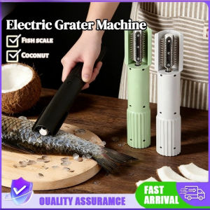 Electric Coconut Grater Machine Fish Scaler Stainless Steel Handheld Rotating Grater For Kitchen