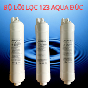 BỘ LÕI LỌC ĐÚC AQUA 123 DÙNG CHO TẤT CẢ MÁY LỌC NƯỚC NÓNG LẠNH.MÁY RO GIA ĐÌNH
