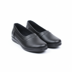 Lika Kartini - Sepatu Wanita Slip On Hitam Formal Kerja Hak 3 Cm