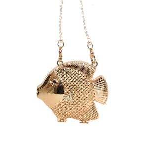 Crossbody Purses Evening Clutch Bag for Women Fish Shape Shoulder Crossbody Bag Fashion Handbag Satchel Purse Gifts