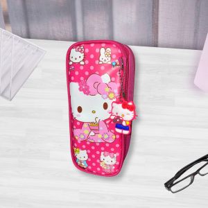 8817  / Girl Kids Pencil Case Kitty Sanrio Design / Kotak Pensel Budak Perempuan Sekolah Rendah / Tadika / Stationery