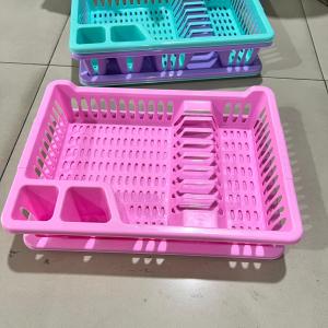 RAK PIRING + TATAKAN LOVENIA / Rak Piring Tatakan Warna Murah Lovenia