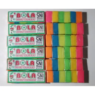 36pcs Lilin Mainan Plastisin Cap Bola
