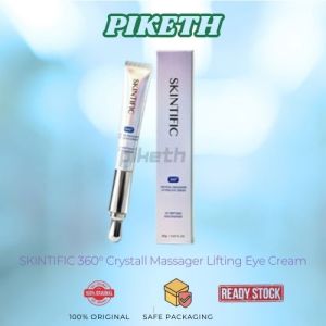 SKINTIFIC 360° Crystall Massager Lifting Eye Cream 20gr | BPOM