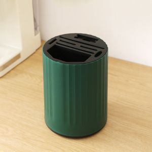 360 Degree Rotating Knives Holder Multifunctional Plastic Kitchen Utensil Holder Large Capacity Knives Block Chopsticks Knife Block Utensil Stand