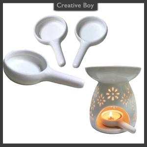 [Creative] Candle Holder Wax Melt Oil Diffuser Fragrance Tray Aromatherapy Furnace Candlestick Home Decoration