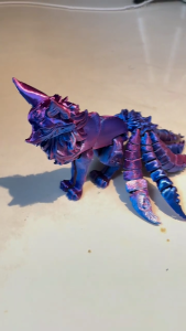 3D Printed Wolf Keychain with Realistic Details and Multiple Joint Designs Accessory for Animal Lovers and Collectors