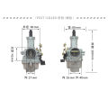 【100%-original】 TMX155 Carburetor PZ27 Manual Choke 27mm Carb Carburetor. 