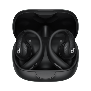 Soundcore by Anker AeroFit Pro Open-Ear Headphones Ultra Comfort Secure Fit Ergonomic Design Rich Sound with LDAC Bluetooth 5.3 IP55 Water-Resistant 46H Playtime App Control Wireless Earbuds