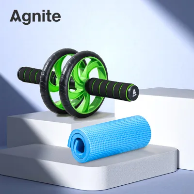 Agnite Abs Roller Double Wheel / Abdonimal Roller / Alat Latihan Otot Perut 2 Roda ER010-GN