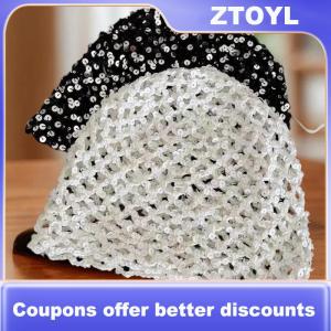 【ZTOYL】 Ins Style Sequined Hollow Pullover Hats Women Summer And Autumn Travel Photo Atmosphere Versatile Casual Y2K Beanies