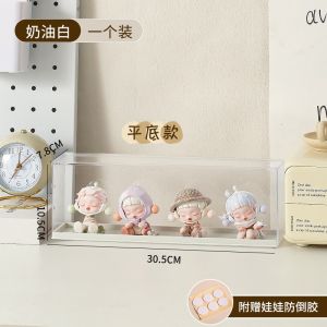 [SG Ready Stock] Popmart Acrylic Display Case Dustproof Blind Box Storage Rack for Figurine Collection