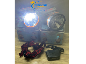 Đèn pin đội đầu DS-611 - Chóa 8cm công suất 20W ánh sáng trắng & vàng